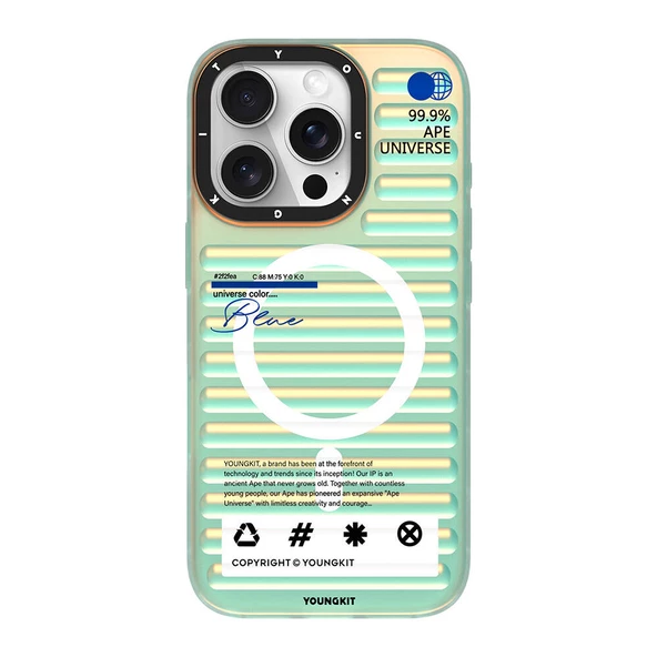 Youngkit Apple iPhone 16 Pro Max Magsafe Şarj Özellikli Youngkit Chameleon Serisi Kapak - Resim 3