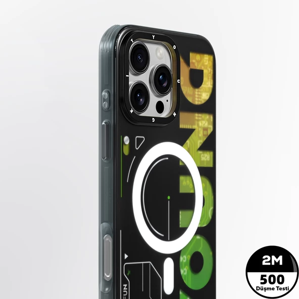 Youngkit Apple iPhone 16 Pro Kılıf Magsafe Şarj Özellikli Airbagli Çift Katmanlı Youngkit Future Serisi Kapak - Resim 12