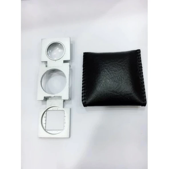 20 Mm Büyüteç Lup Dokumacı Büyüteci Full Çelik Katlanabilir Th9007a - 6