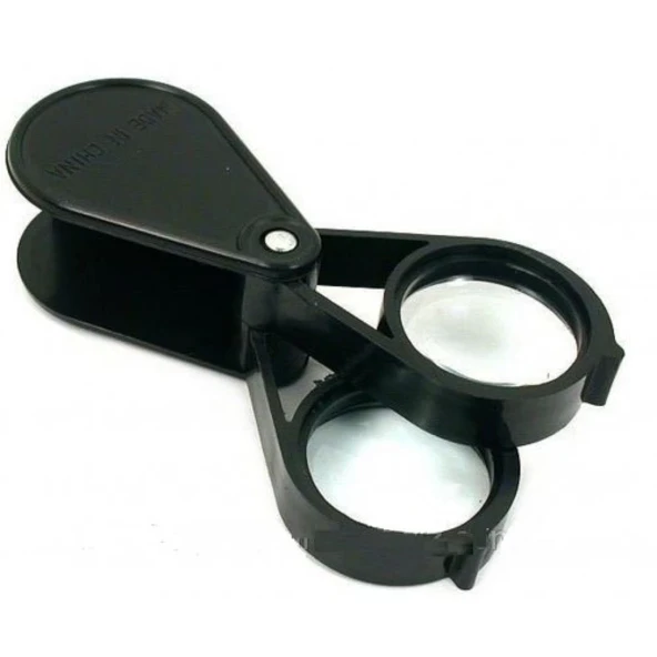 20x30 2k30mm Çıft Optik Lens Katlanan Cep Büyüteç. ürün görseli