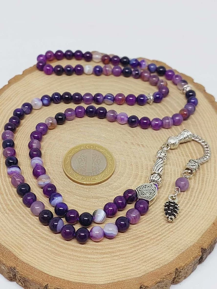 Akik Taşı 99luk Tesbih 6mm (27900) - Resim 6