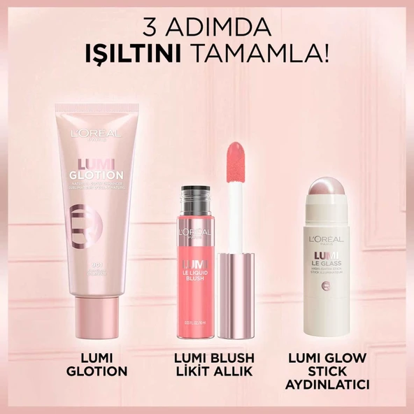 L’Oréal Paris Lumi Blush Likit Allık - 625 Glowy Gold Pink - 8