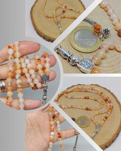 Akik Taşı 99luk Tesbih 6mm (7112) ürün görseli