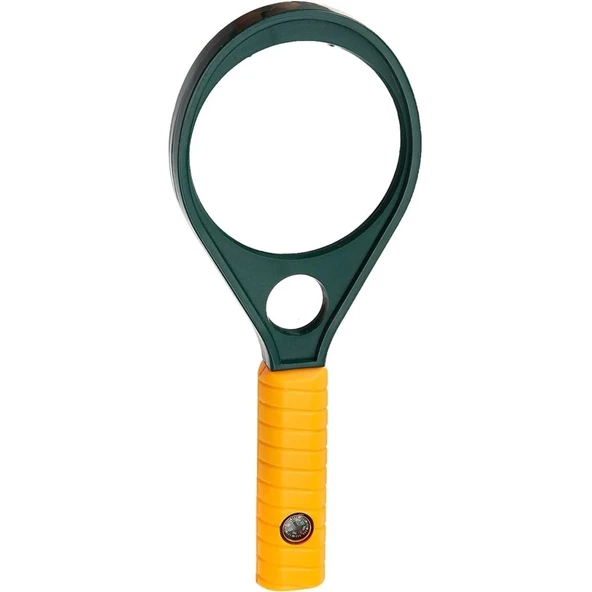 Optik Cam El Büyüteç 65mm 6x 4x Pusulalı Çocuklar Ve Yetişkinler Mg89075 - 2