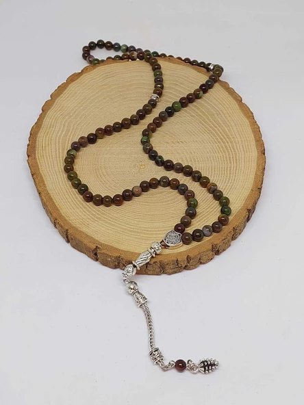 Akik Taşı 99luk Tesbih 6mm (27890) - Resim 4