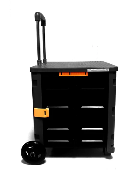 Germany Style Katlanabilir Portatif Market Yük ve Pazar Taşıma Arabası 40KG - 3
