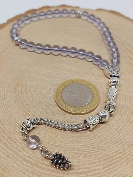 Topaz Taşı 33lük Tesbih 6mm (42100) - Resim 6