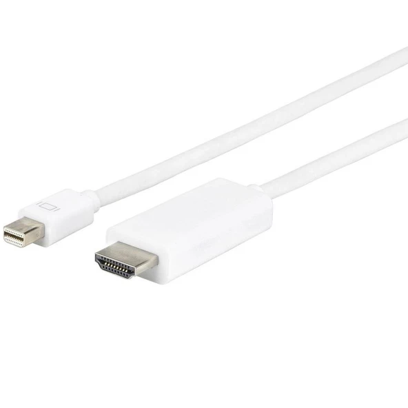 Mini Displayport To Hdmi Çevirici Adaptör Tv Kablosu 1.8 Metre