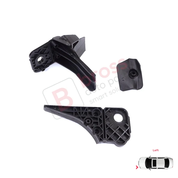 Ford Focus MK4 C519 HN HM HP 2018-On JX7B13W030CE İçin Sol Ön Far Ayak Tamir Seti - Resim 2