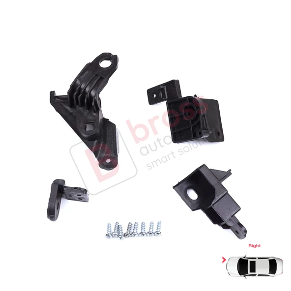Toyota Corolla MK12 E21 EA1 EH1 2019-On 81130-02T30 İçin Sağ Ön Far Ayak Tamir Seti