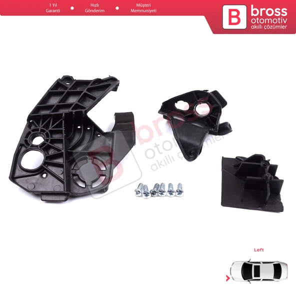 Peugeot 3008 5008 MK2 2016-2024 9814255880 İçin Sol Ön Far Ayak Tamir Seti - 3