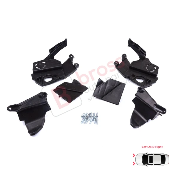 Peugeot 3008 5008 MK2 2016-2024 9814255880 9814255780 İçin Sağ Sol Ön Far Ayak Tamir Seti - Resim 3