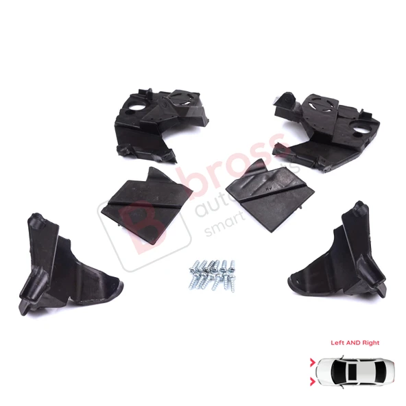 Peugeot 3008 5008 MK2 2016-2024 9814255880 9814255780 İçin Sağ Sol Ön Far Ayak Tamir Seti - Resim 4