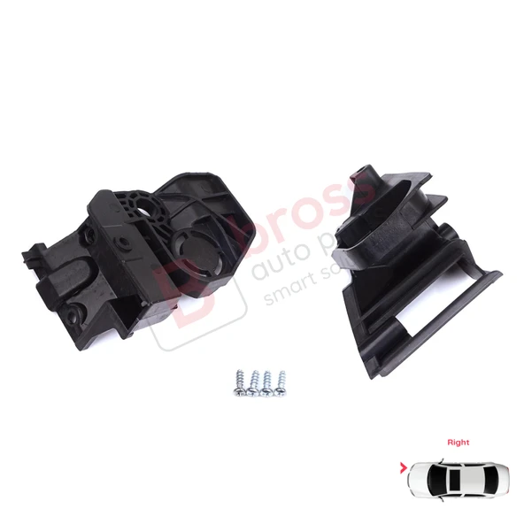Peugeot 308 MK2 T9 2013-2021 4/5 Kapı 9807657780 İçin Sağ Ön Far Ayak Tamir Seti - 2