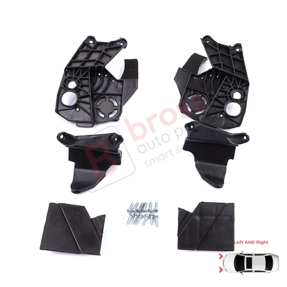 Peugeot 3008 5008 MK2 2016-2024 9814255880 9814255780 İçin Sağ Sol Ön Far Ayak Tamir Seti - Resim 2