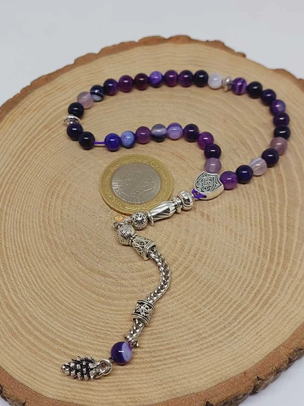 Akik Taşı 33lük Tesbih 6mm (27900) - Resim 6