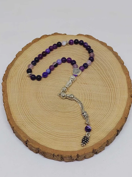 Akik Taşı 33lük Tesbih 6mm (27900) - Resim 4