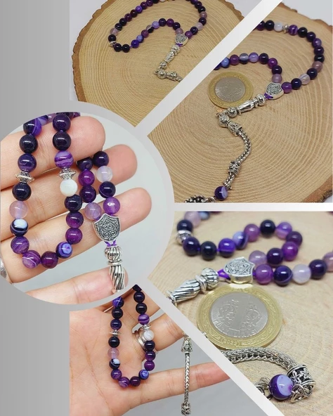 Akik Taşı 33lük Tesbih 6mm (27900) ürün görseli