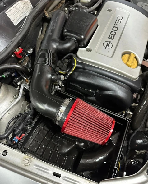 Opel Astra G Performans Artırıcı Spor Açık Hava Filtresi 7.6cm Kırmızı ürün görseli