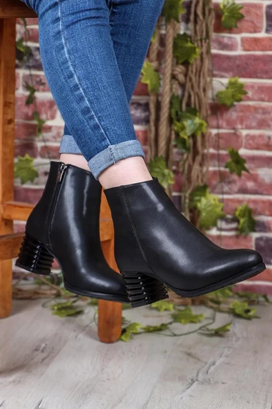 Papuçcity Lapia 03025 Kadın 6 Cm Topuklu Bot - 9