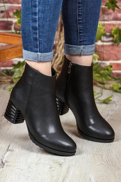 Papuçcity Lapia 03025 Kadın 6 Cm Topuklu Bot - 2