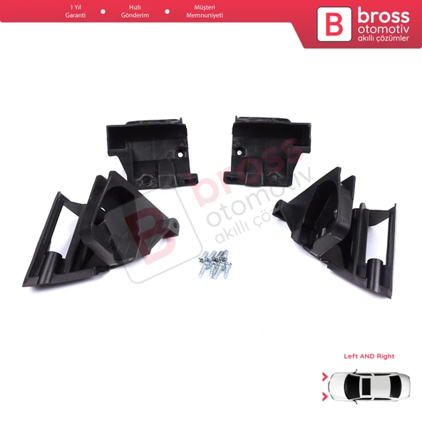 Peugeot 308 MK2 T9 2013-2021 4/5 Kapı 9807658080 9807657780 İçin Sağ Sol Ön Far Ayak Tamir Seti - 5