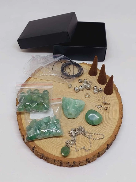 Aventurin Taşı Hediyelik - Kutulu Doğaltaş Başlangıç Seti (56014) ürün görseli