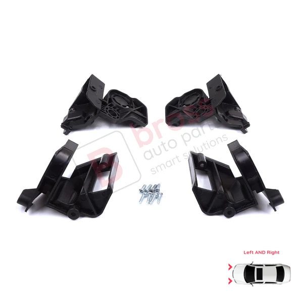 Peugeot 308 MK2 T9 2013-2021 4/5 Kapı 9807658080 9807657780 İçin Sağ Sol Ön Far Ayak Tamir Seti - Resim 4