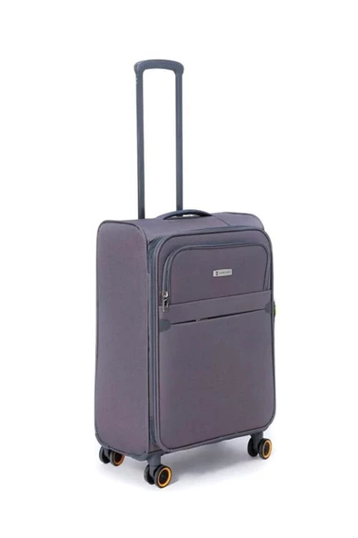 Pierre Cardin Ultra Light Hafif Lüx Kumaş Orta Boy Valiz Antrasit 04PC6000 - 2