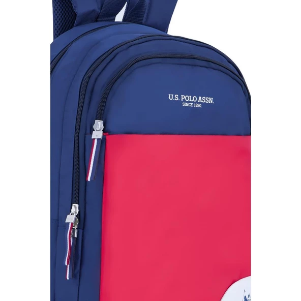 U.S. Polo Assn. Sırt Çantası Lacivcert-Bordo 23102 - 5