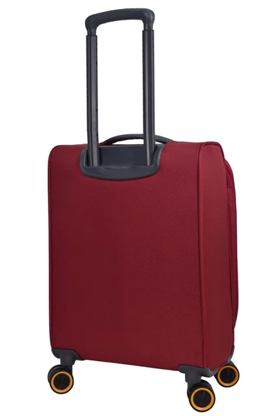 Pierre Cardin Ultra Light Hafif Lüx Kumaş Kabin Boy Valiz Bordo 04PC6000 - 4