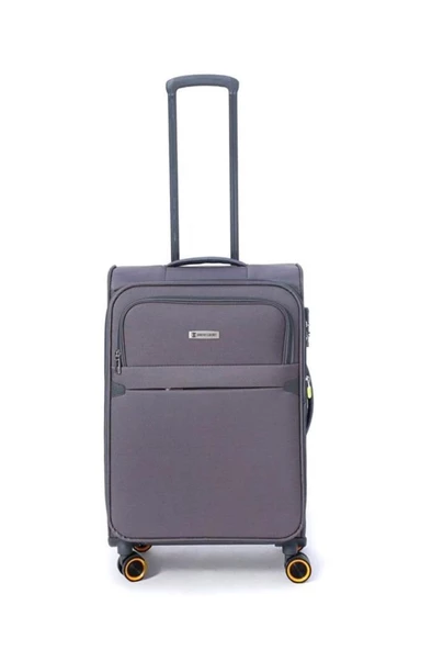 Pierre Cardin Ultra Light Hafif Lüx Kumaş Orta Boy Valiz Antrasit 04PC6000