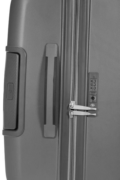 Pierre Cardin Büyük Boy %100 Polipropilen Valiz Antrasit 04PC7060 - 7