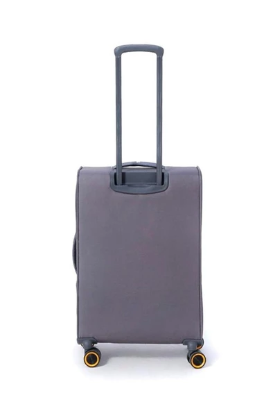 Pierre Cardin Ultra Light Hafif Lüx Kumaş Orta Boy Valiz Antrasit 04PC6000 - 3
