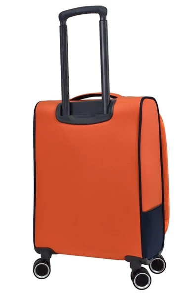 Pierre Cardin Ultra Light Hafif Lüx Kumaş Kabin Boy Valiz Turuncu 04PC8200 - 4