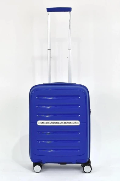 Benetton Kabin Boy %100 Polipropilen Valiz Mavi Bnt1000 - Resim 2