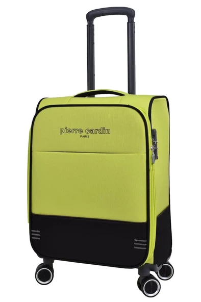 Pierre Cardin Ultra Light Hafif Lüx Kumaş Kabin Boy Valiz Lime 04PC8200