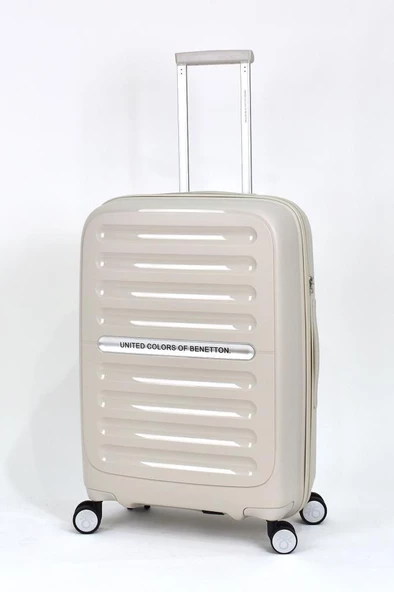 Kırılmaz Polipropilen 2'li Valiz Seti Büyük Boy - Orta Boy Bej BNT1000 - Resim 5