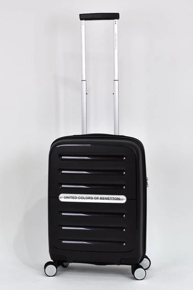 Kırılmaz Polipropilen 2'li Valiz Seti Büyük Boy - Kabin Boy Siyah BNT1000 - Resim 5