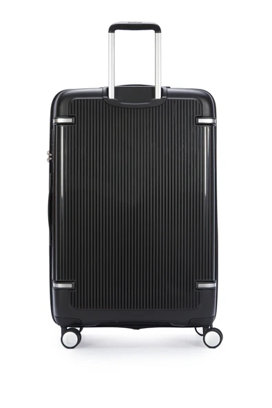 Pierre Cardin Büyük Boy %100 Polipropilen Valiz Siyah 04PC7070 - Resim 2