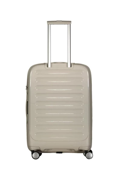 Benetton Orta Boy %100 Polipropilen Valiz Bej Bnt1000 - Resim 3