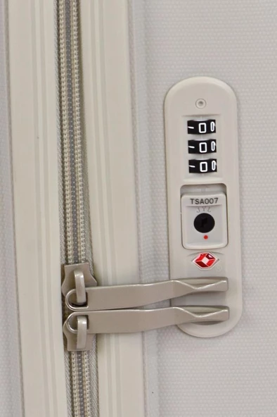 Benetton Kabin Boy %100 Polipropilen Valiz Bej Bnt1000 - Resim 6