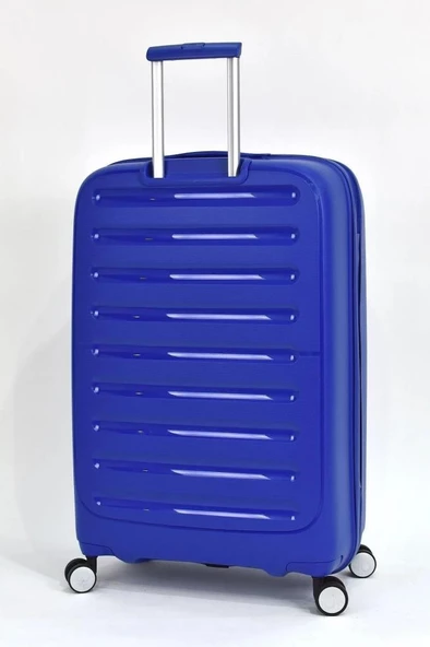 Benetton Büyük Boy %100 Polipropilen Valiz Mavi Bnt1000 - Resim 2