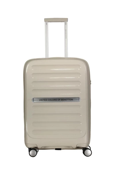 Benetton Orta Boy %100 Polipropilen Valiz Bej Bnt1000 ürün görseli