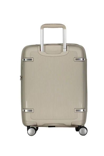 Pierre Cardin Kabin Boy %100 Polipropilen Valiz Gri 04PC7070 - Resim 3