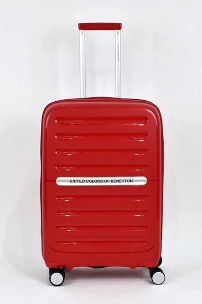 Benetton Orta Boy %100 Polipropilen Valiz Kırmızı Bnt1000 ürün görseli