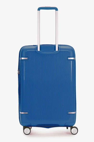 Pierre Cardin Büyük Boy %100 Polipropilen Valiz Petrol 04PC7070 - Resim 2