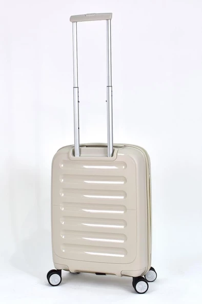 Benetton Kabin Boy %100 Polipropilen Valiz Bej Bnt1000 - Resim 3