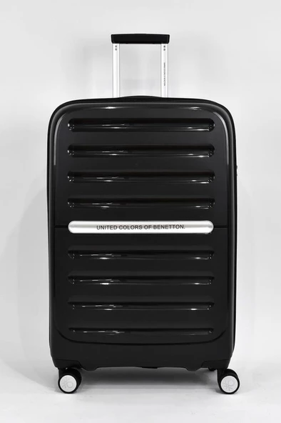 Kırılmaz Polipropilen 2'li Valiz Seti Büyük Boy - Orta Boy Siyah BNT1000 - Resim 3