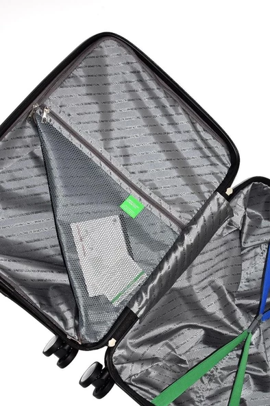 Benetton Kabin Boy %100 Polipropilen Valiz Siyah Bnt1000 - 4